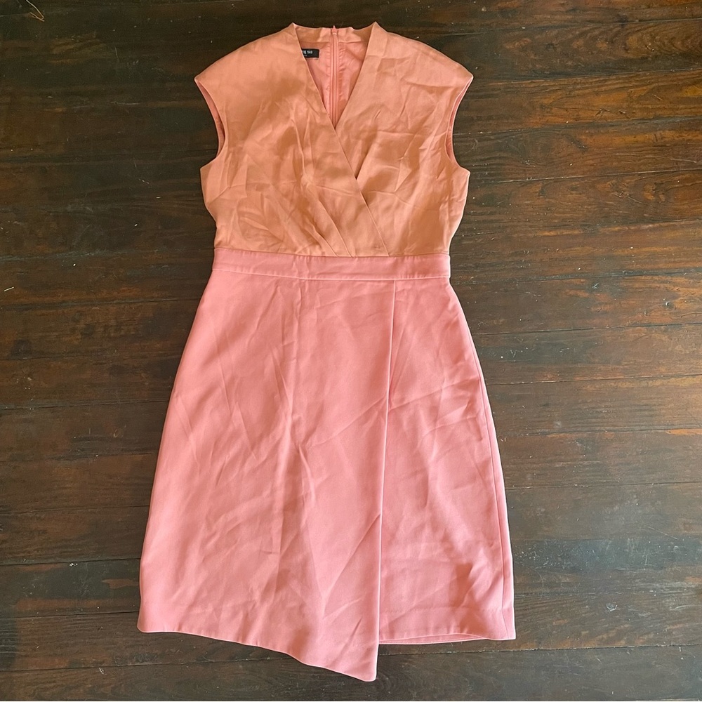 Lafayette 148 | asymmetrical shift dress | sz 4